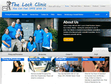 Tablet Screenshot of lockclinic.com